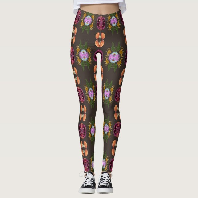 halloween florales leggings (Anverso)