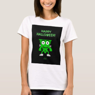 Halloween FrankenCheese saluda camiseta de mujeres