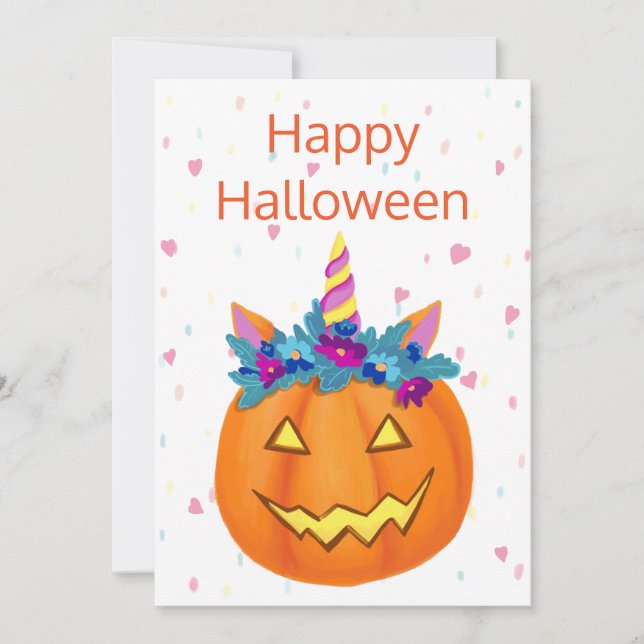 Halloween Funny Jack o Lantern Pumpkin (Anverso)