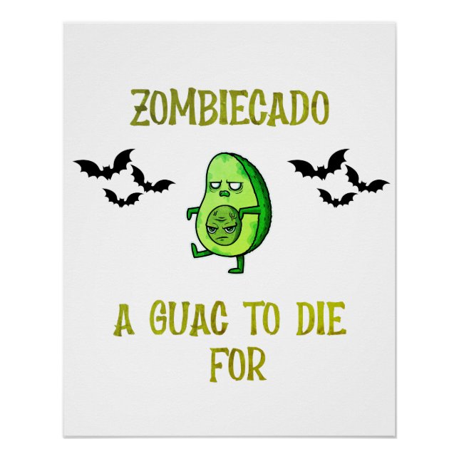 Halloween Funny Zombie Abogado Poster (Anverso)