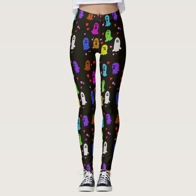 Halloween ghosts Leggings (Anverso)