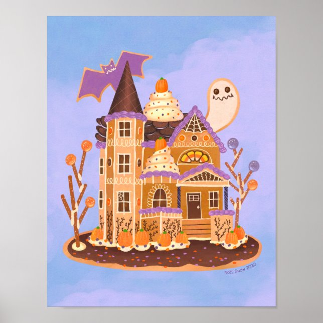 Halloween Gingerbread obsesionado con el arte de l (Frente)