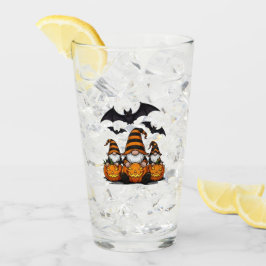 Halloween Gnome Glass Cup