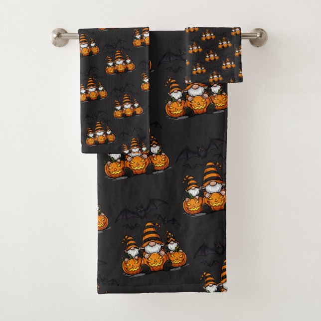 Halloween Gnome Towel Set (In situ)