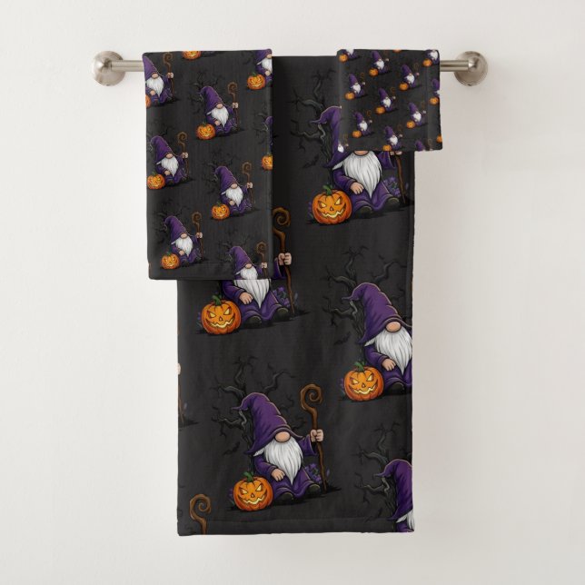 Halloween Gnome Towel Set (In situ)
