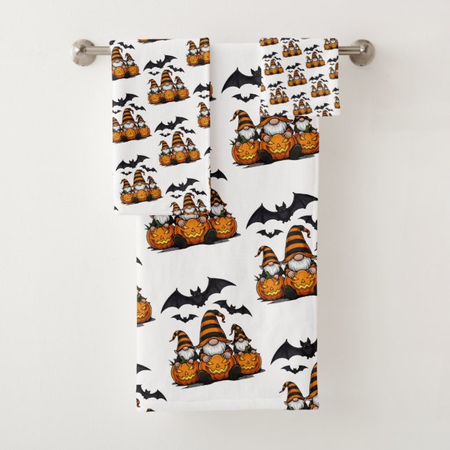 Halloween Gnome Towel Set (In situ)