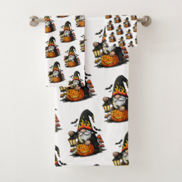 Halloween Gnome Towel Set
