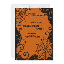 Halloween gótico negro Naranja de honor de Spiderw