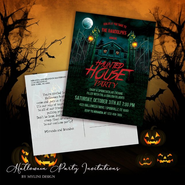 Halloween - Halloween Party Invitación de calabaza (Subido por el creador)