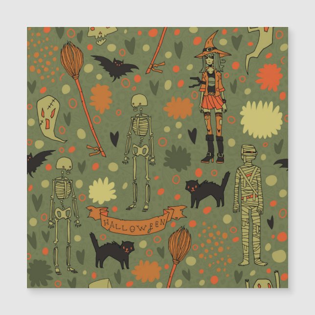 Halloween Haunt: Mezcla Espeluznante Vintage (Anverso)