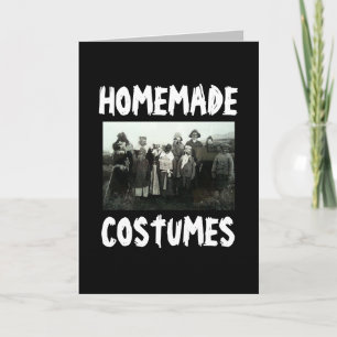 HALLOWEEN HOMEMADE COSTUMES DIVERTIDA TARJETA DE R