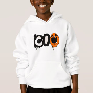 Halloween Hoodie kid - Impresión mínima única "BOO