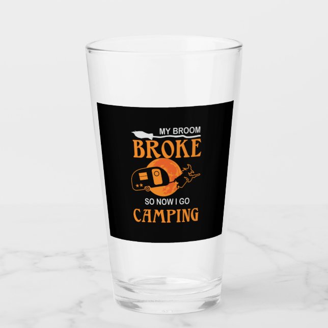 Halloween I Go Camping Birthday (Anverso)