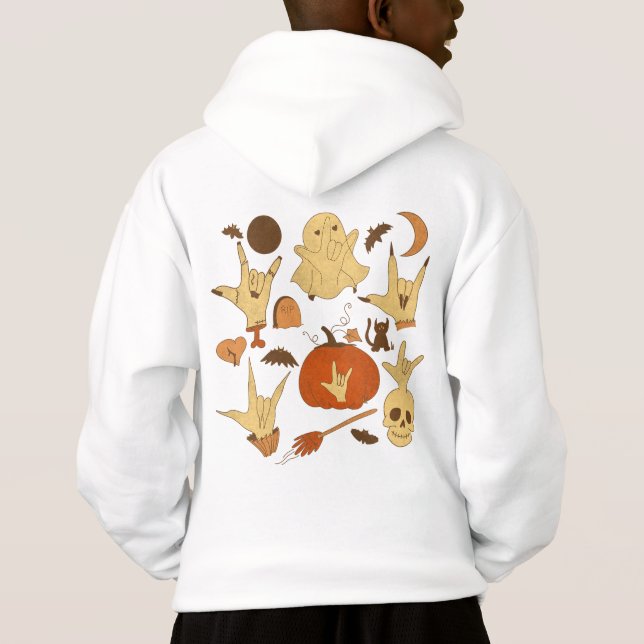 Halloween ILY - Diseño ASL (Reverso)