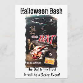 Halloween: Invitación del Poster de cine Bat Vince