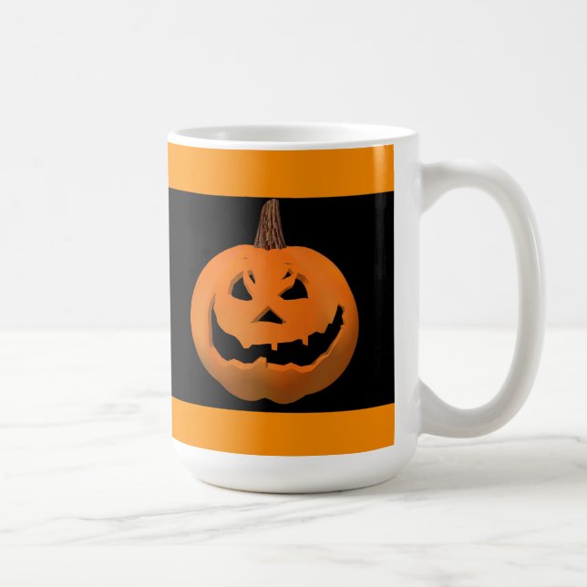 Halloween: Jack-O-Linterna malvada: Taza de café (Derecha)