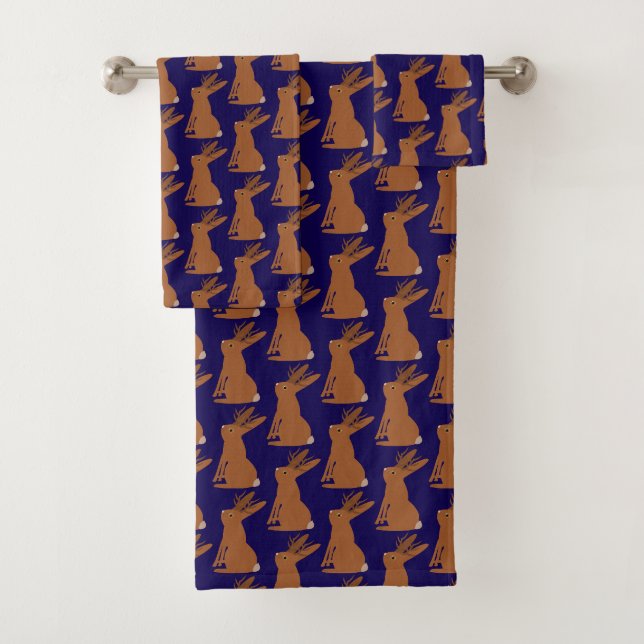 Halloween Jackalope Trick o Tret Pattern (In situ)