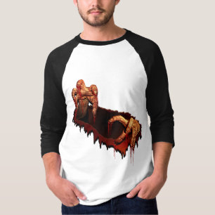 Halloween Jersey Shirt Horror Gory Zombie Shirt