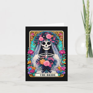 Halloween La tarjeta de novia tarot Mystical Boho