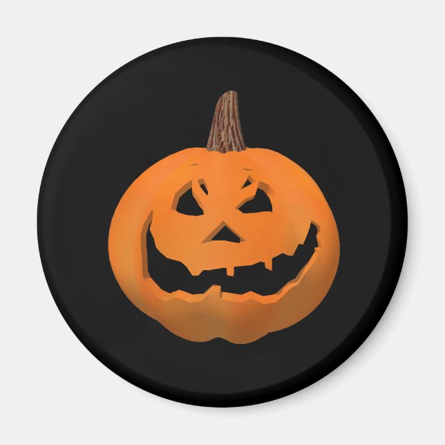Halloween: Malvado Jack-O-Lantern: El imán frigorí (Frente)