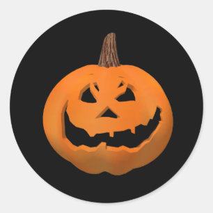 Halloween: Malvado Jack-O-Lantern: Pegatina