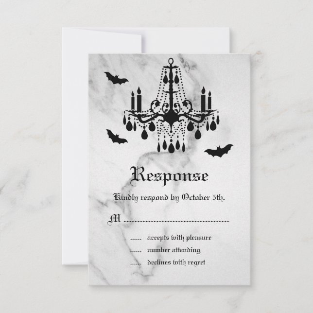 Halloween Marble RSVP (Anverso)