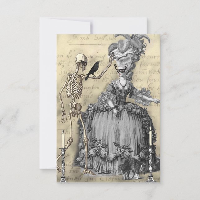Halloween Masquerade Ball RSVP (Anverso)