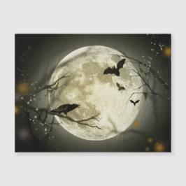 Halloween Moon Spooky Crows