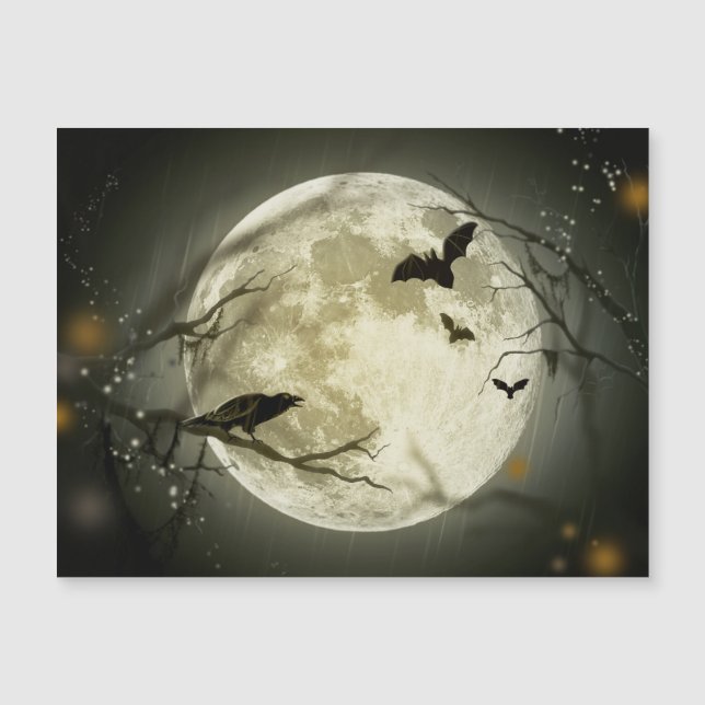 Halloween Moon Spooky Crows (Anverso)