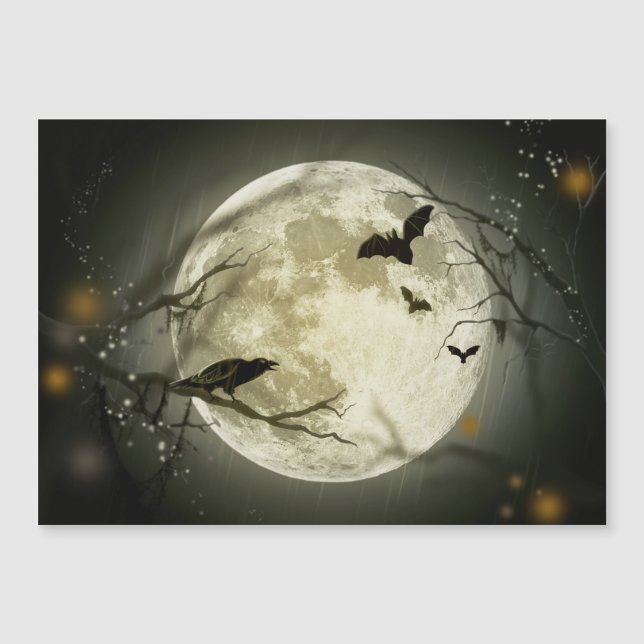 Halloween Moon Spooky Crows (Anverso)