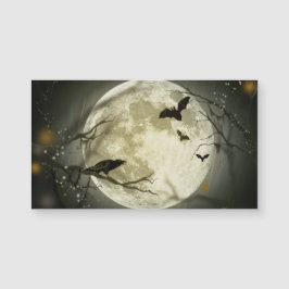 Halloween Moon Spooky Crows