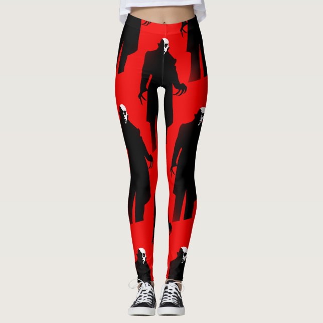 halloween nosferatu leggings (Anverso)