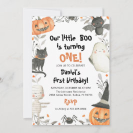Halloween Nuestra invitación a la fiesta de cumple