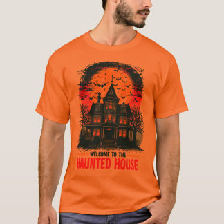 Halloween obsesionada con camiseta de la casa con