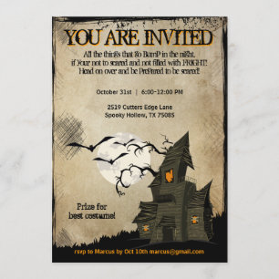 Halloween obsesionadas invitaciones a fiestas en c
