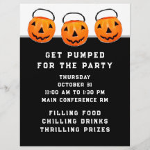 Halloween Office Fiesta Flyer
