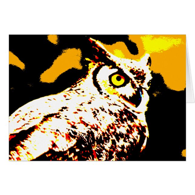 Hallowe'en Owl (Anverso (Horizontal))