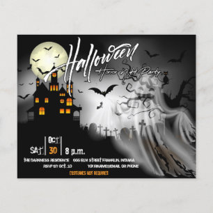 Halloween Party de Spooky House invita a volante