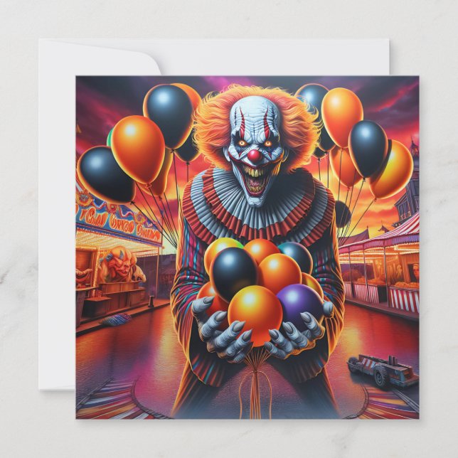 Halloween Party | Espantoso Payaso (Anverso)