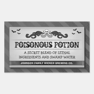 Halloween Party Food o Beber Etiqueta de banda neg