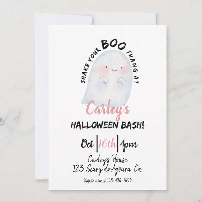 HALLOWEEN PARTY, KIDS HALLOWEEN, FIESTA COSTUME (Anverso)