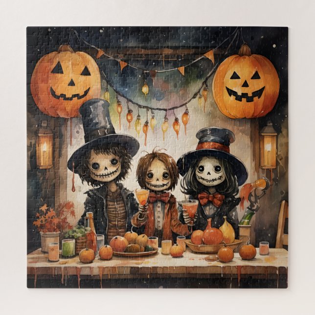 Halloween Party Puzzle (Vertical)