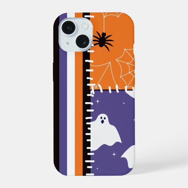 Halloween Patchwork Strips Ghosts (Reverso )