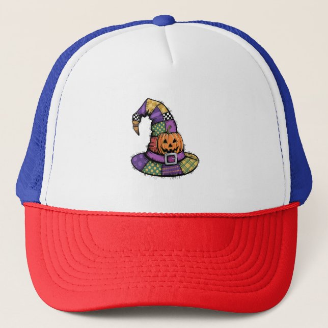 Halloween Patchwork Witch Gorra Spooky (Anverso)