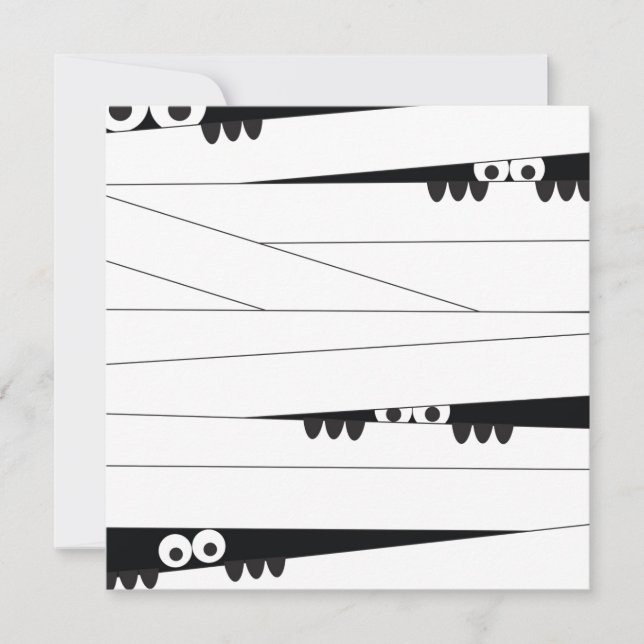 Halloween Peeking Mummy (Anverso)