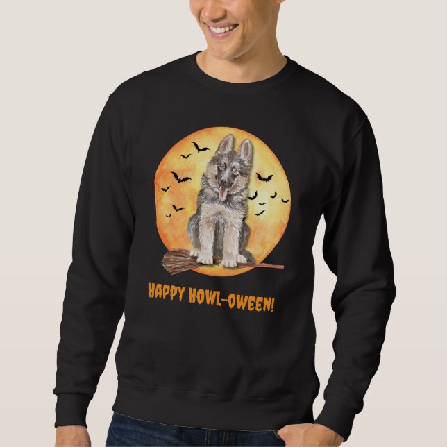 Halloween Perro Pastor alemán Pastor sudadera para (Anverso)