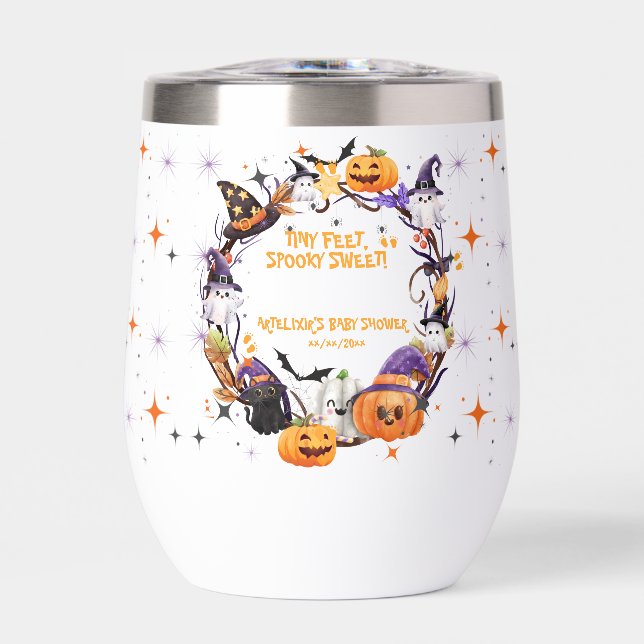 Halloween pies pequeños, dulce y espeluznante Baby (Frente)