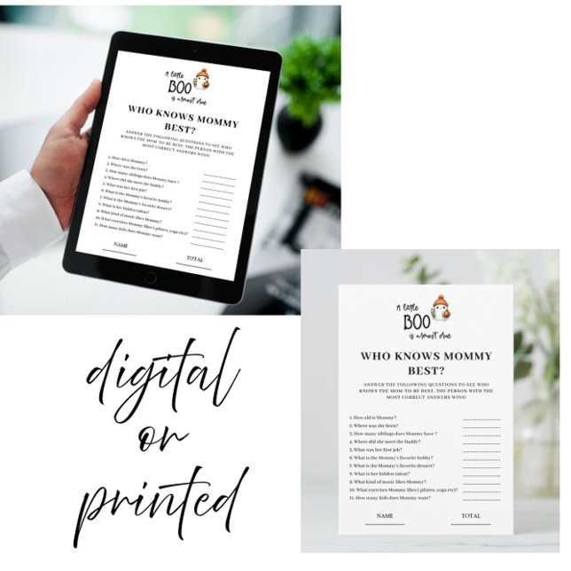 Halloween que conoce a mamá mejor tarjeta de juego (Subido por el creador)