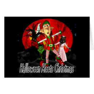Halloween resuelve el navidad - duende que corre