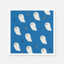 Halloween rosa, servilleta de papel fantasma